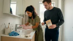 蛇口の白い水あかをクエン酸で落とす手順と仕上げのコツ