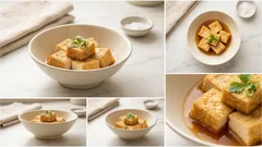 小鍋で3分、やさしい味の厚揚げ煮物—1歳からの取り分け副菜