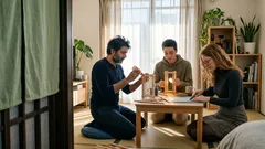 100均材料ですのこランプをDIYして和モダンな間接照明を作る方法