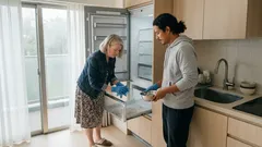 野菜室の土汚れとニオイを落とす、過炭酸ナトリウム掃除のかんたん手順