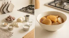 冷凍肉団子で手早く一品:だし香る「肉団子と大根の甘辛煮」